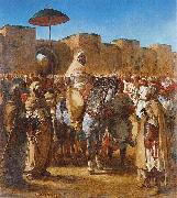 Eugene Delacroix Sultan of Morocco Germany oil painting artist
